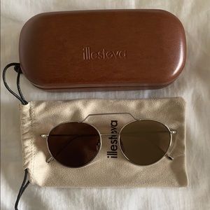 Brown illesteva sunglasses